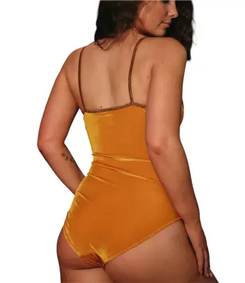 Body Georgia mousses amovibles - Sunny Velvet - Lingerie La Nouvelle — photo 4