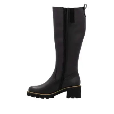 Bottines Remonte D0A79-00 Noires - Lacets Grande Pointure Femme — photo 2