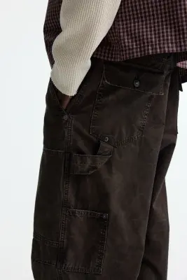 Pantalon Carpenter Loose Fit - Marron foncé — photo 3