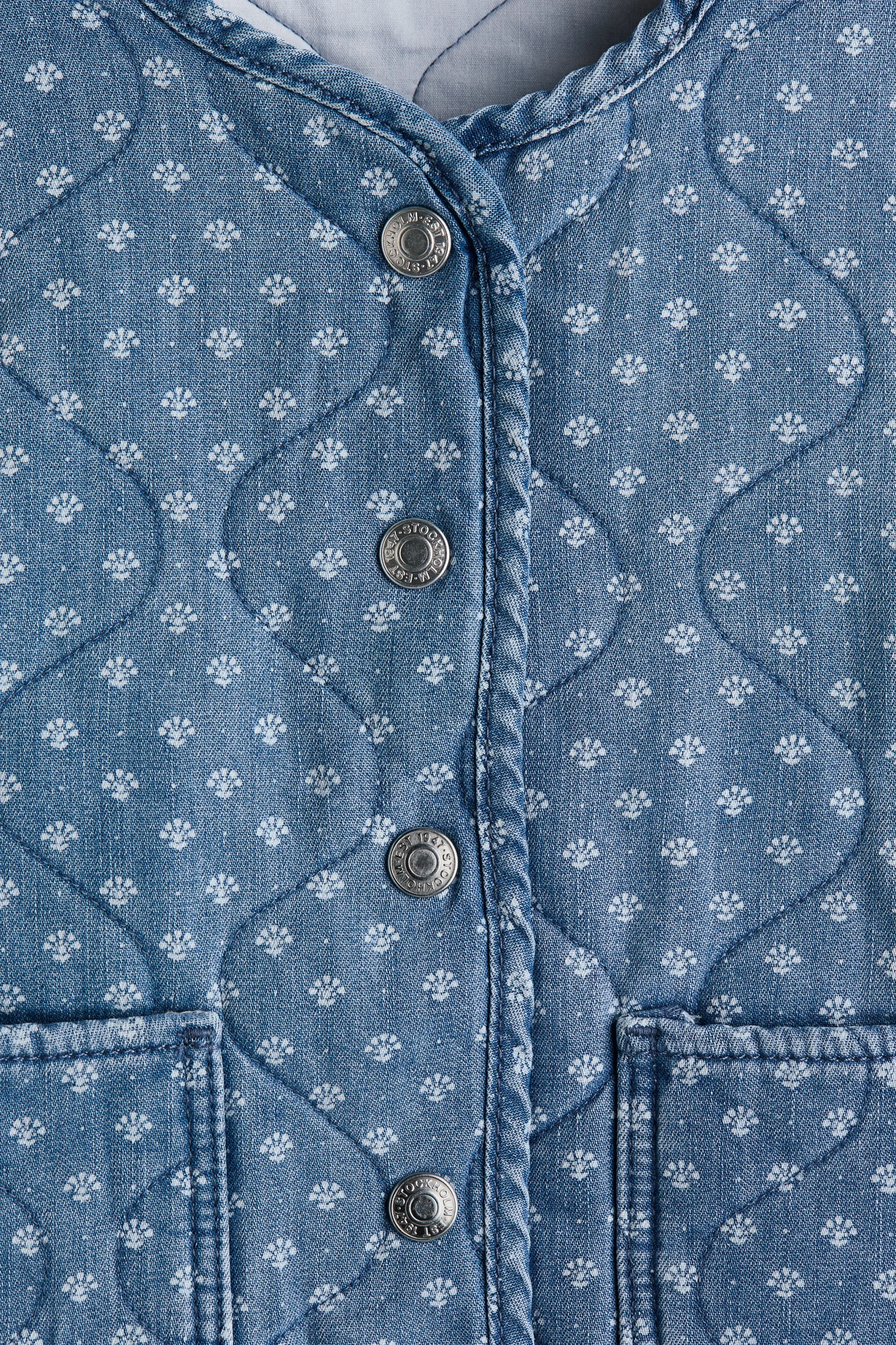 Veste matelassée en denim - Bleu denim/motif
