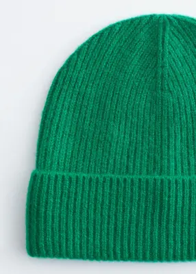 Bonnet en cachemire - Vert canard — photo 2