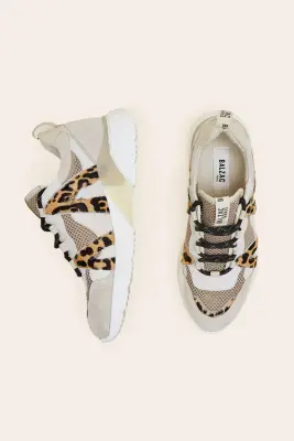 Baskets Astor sable et guépard — photo 3
