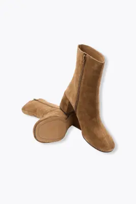 Boots en cuir suédé — photo 4