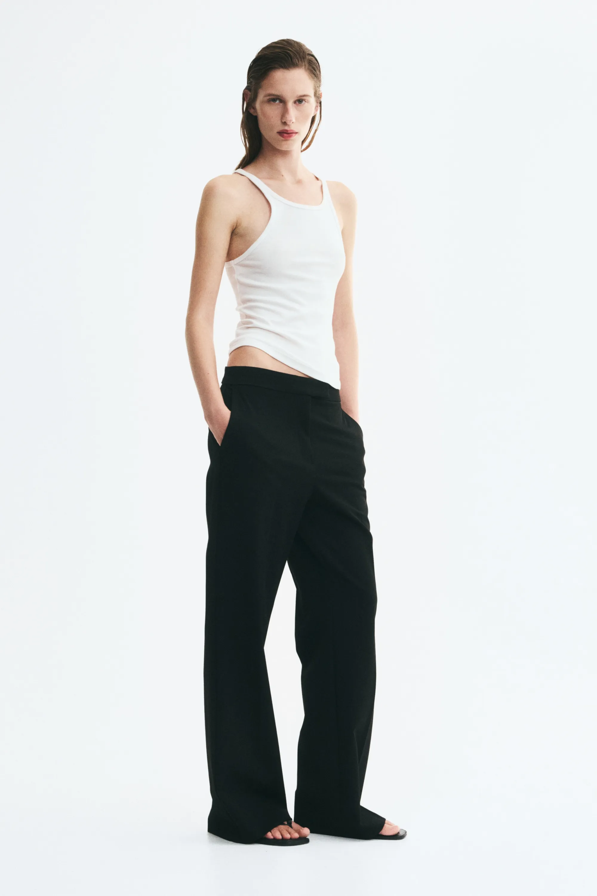 Pantalon bootcut - Noir