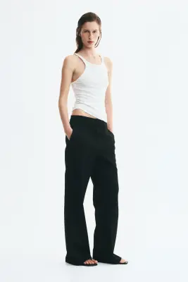 Pantalon bootcut - Noir — photo 1
