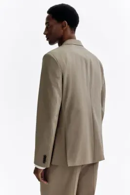 Veste Regular Fit à fermeture droite - Vert kaki — photo 3