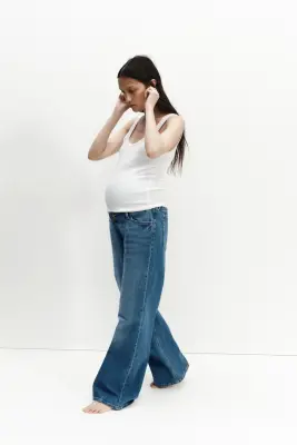 MAMA Jean large - Bleu denim — photo 7