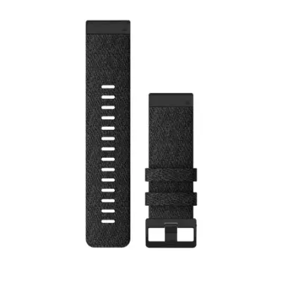 Bracelet de montre Garmin QuickFit 26mm tri-tons en nylon tissé façon Jacquard avec boucle noire 010-12864-07