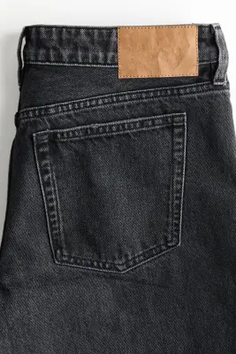 Bootcut Regular Waist Cropped Jeans - Noir denim — photo 4