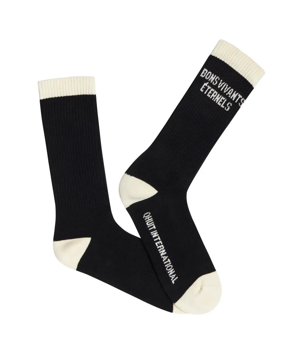Qhuit – Chaussettes Bons Vivants Black