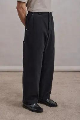 Pantalon Soft Single Knee - Noir — photo 4