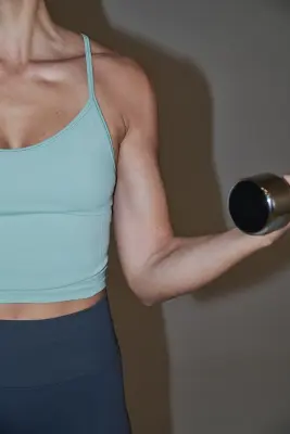 Top de sport Seamless DryMove™ - Turquoise clair — photo 1