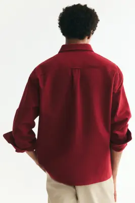 Chemise Oxford Relaxed Fit - Rouge/Cross Country Champs — photo 2
