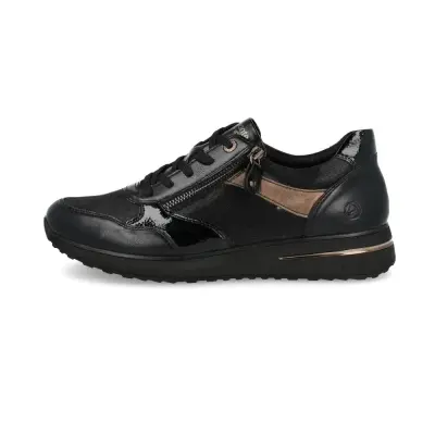 Baskets Remonte D1G08-03 Noires - Lacets Grande Pointure Femme — photo 2