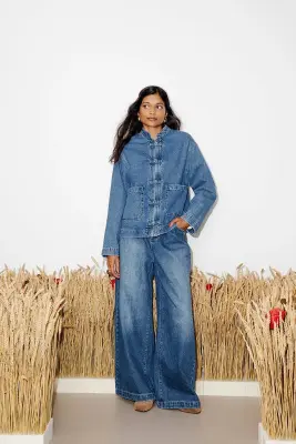CESAR jean large taille haute — photo 3