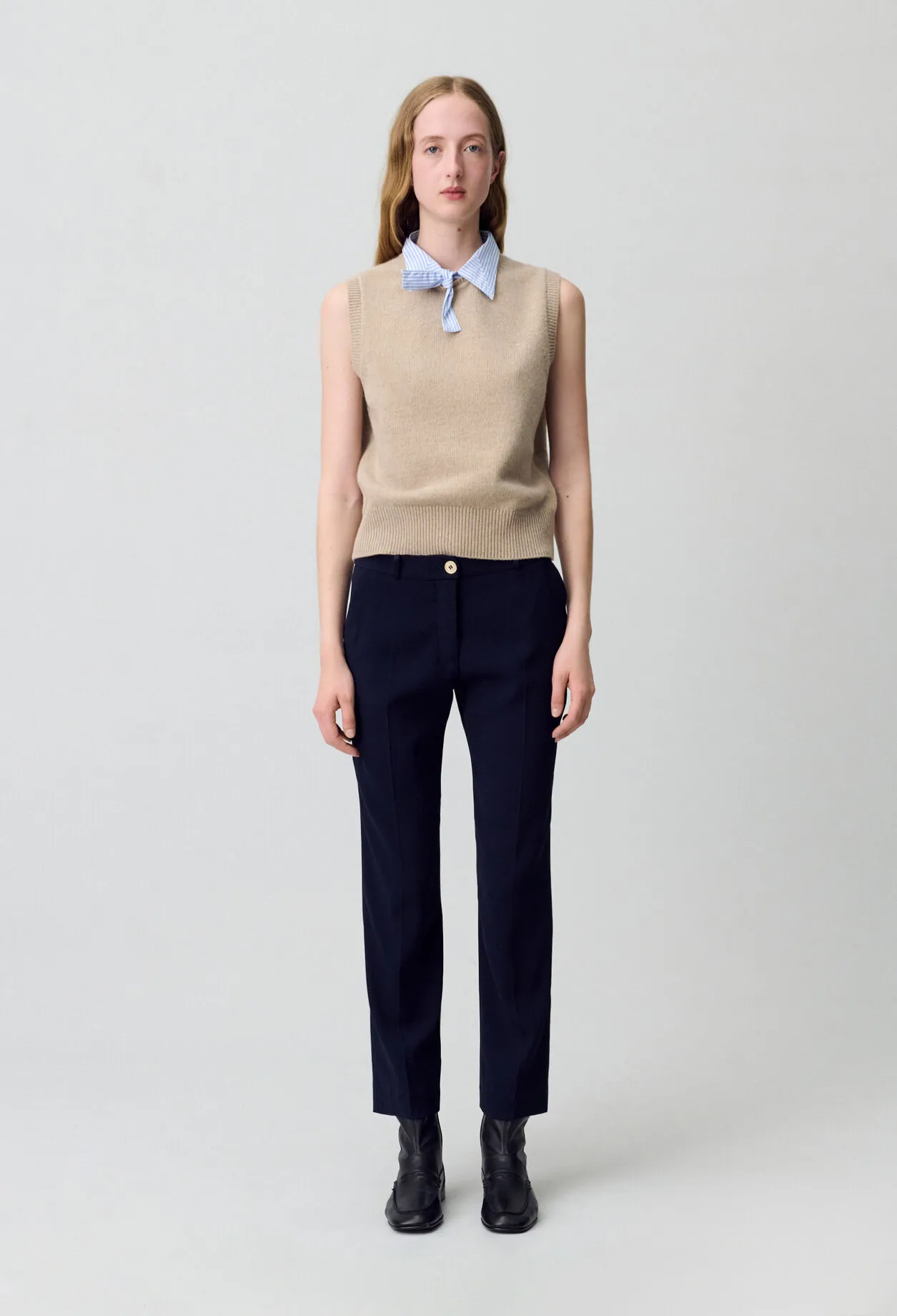 Pantalon tailleur cigarette