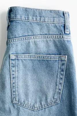 Barrel High Ankle Jeans - Bleu denim — photo 5