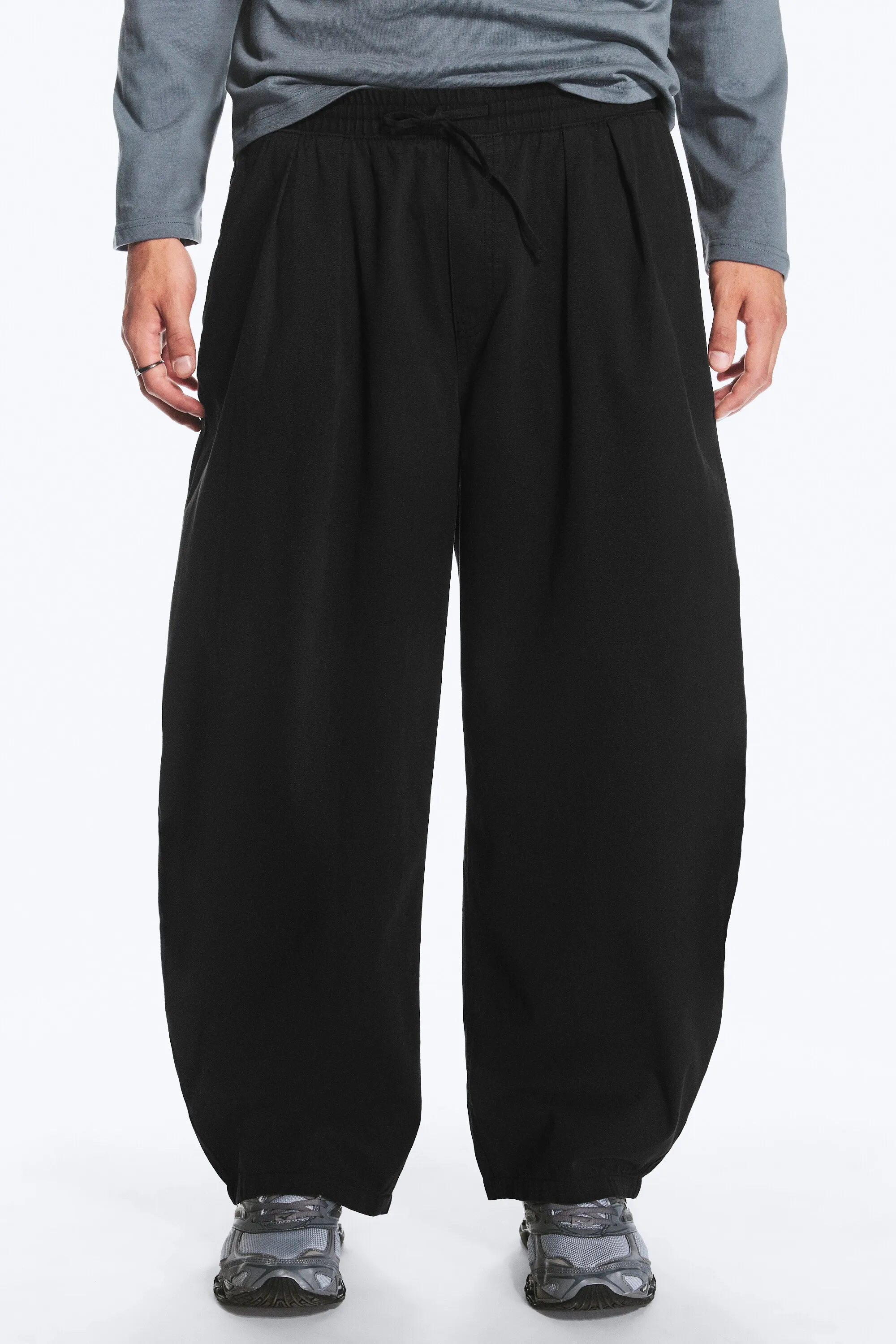 Pantalon à enfiler Barrel - Noir