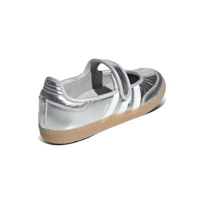 Adidas Samba Jane Silver Metallic Off White — photo 2