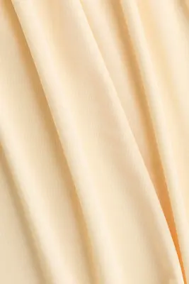 Robe midi à effet drapé - Jaune clair — photo 3