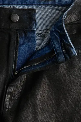 Jean en denim enduit - Noir — photo 1