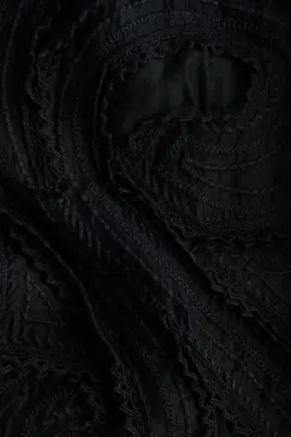 Blouse brodée - Noir — photo 3