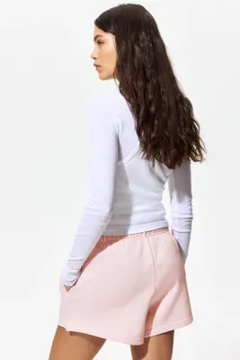 Short en molleton - Rose clair — photo 3