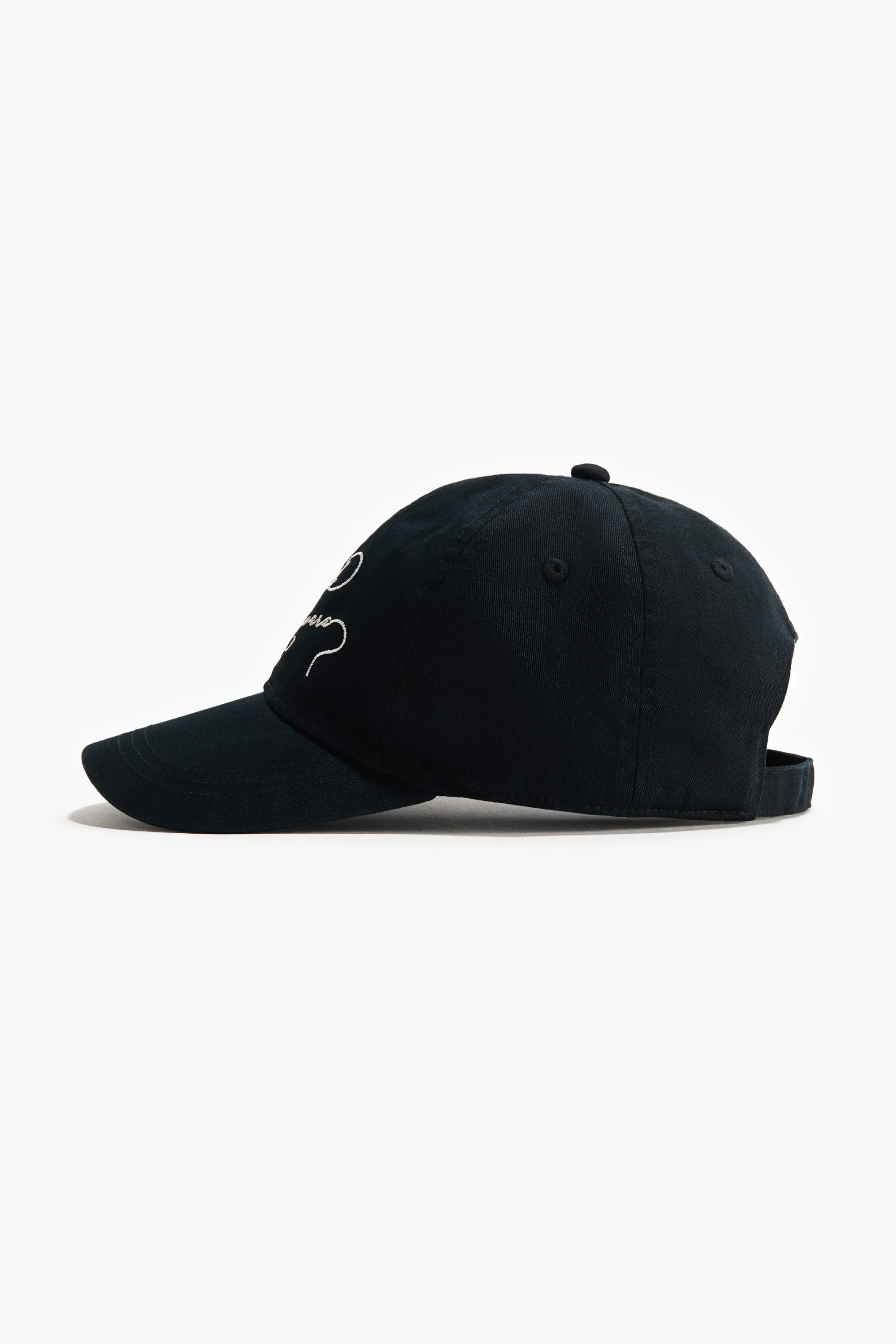 Casquette en twill avec motif brodé - Noir/Atelier Fleur de Rivera