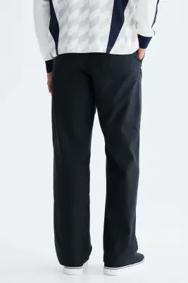 Pantalon Relaxed Fit en twill - Noir — photo 2