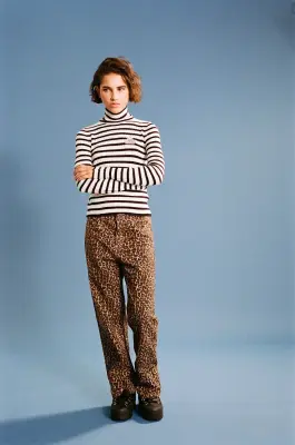 Pull Anouk rayures marine et écru Balzac Paris x Pyrenex — photo 2