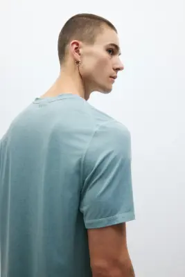 T-shirt de running DryMove™ - Bleu canard ancien clair — photo 3