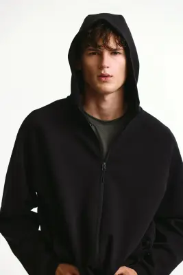 Veste de sport zippée à capuche DryMove™ - Noir — photo 3