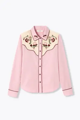 Chemise western brodée Femme — photo 1