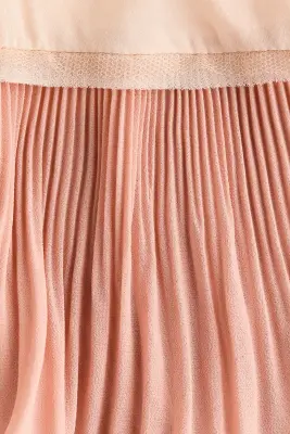 Robe combinaison avec dentelle - Rose poudré — photo 4