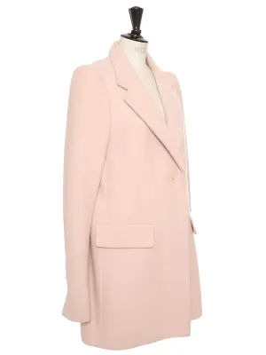 Manteau évasé en laine rose clair Prix boutique 3000€ Taille 40 — photo 4