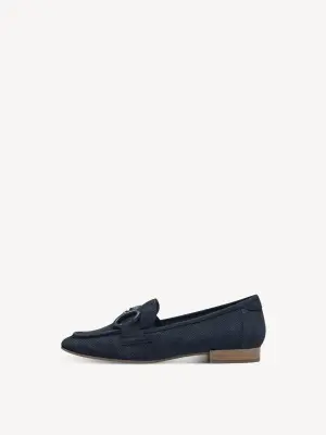 Mocassins Tamaris 008-54202-42 Bleu Foncé - Daim Grande Pointure Femme — photo 2