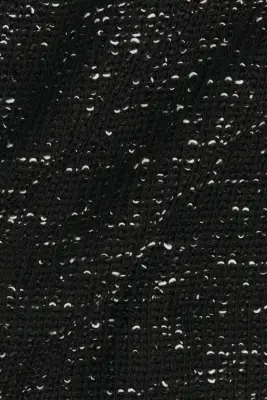 Top frangé - Noir chiné — photo 4