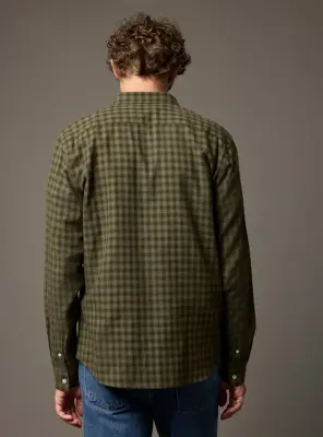 Chemise Mercer Evergreen/Dark Khaki — photo 3