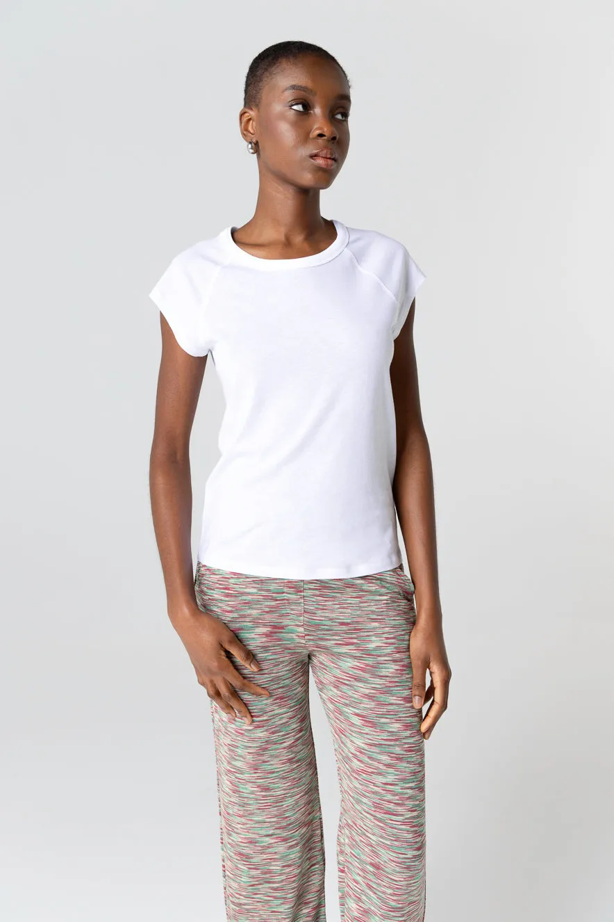 T-shirt in lyocell, tencel et coton organique