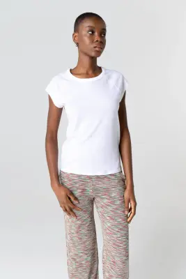 T-shirt in lyocell, tencel et coton organique