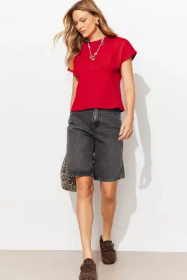 T-shirt à pinces Femme — photo 3