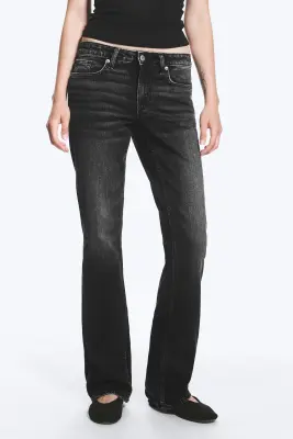 Jean bootcut slim taille mi-haute Tension - Paloma Black - Black — photo 2