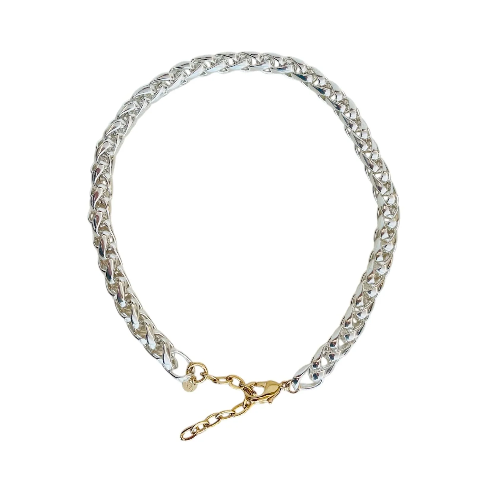 Collier Pamela argent bicolore - Hanka In