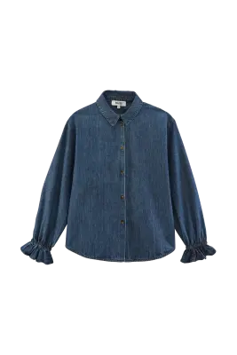 Chemise Léana bleu medium — photo 5