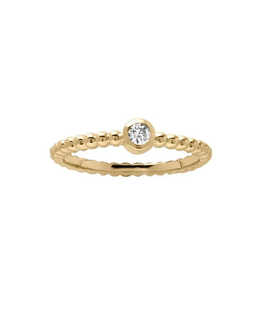 Bague boules oz serti clos t56 5212por-56