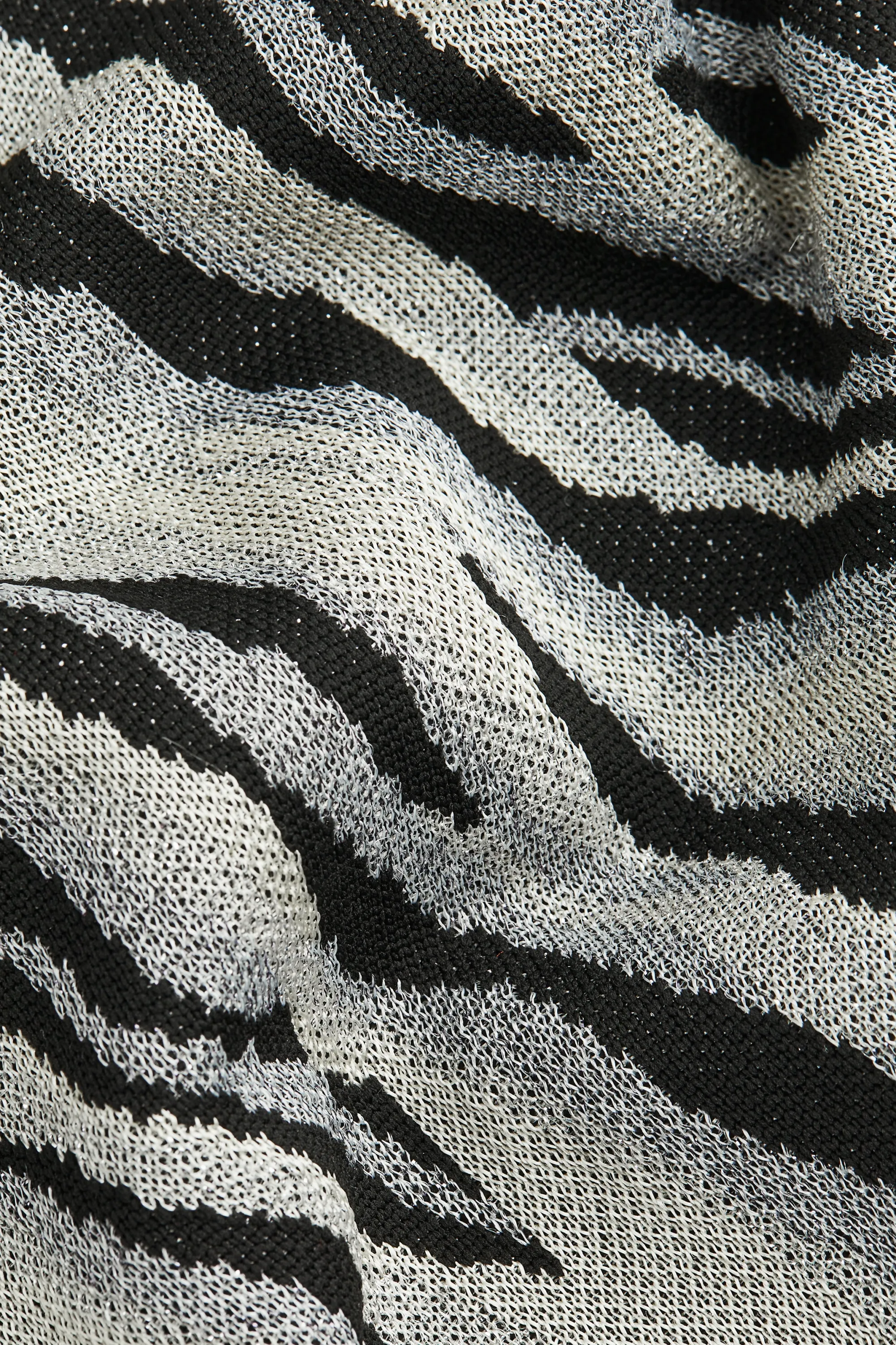 Robe asymétrique moulante - Gris/motif