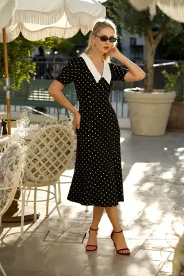Gladys Polka Dot Dress — photo 5