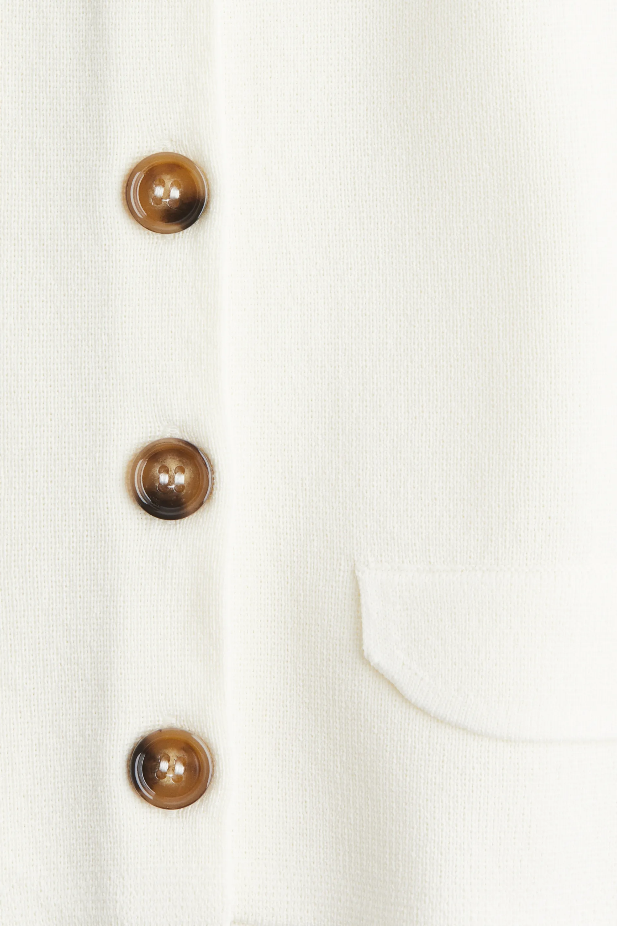 Gilet sans manches en maille - Blanc
