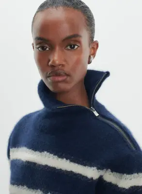 Pull en laine, fox et polyamide — photo 3