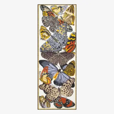 Écharpe Papillons Blanc — photo 1